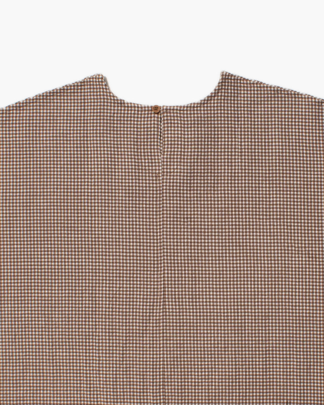 ToK Tunic, Oversized, Brown Gingham