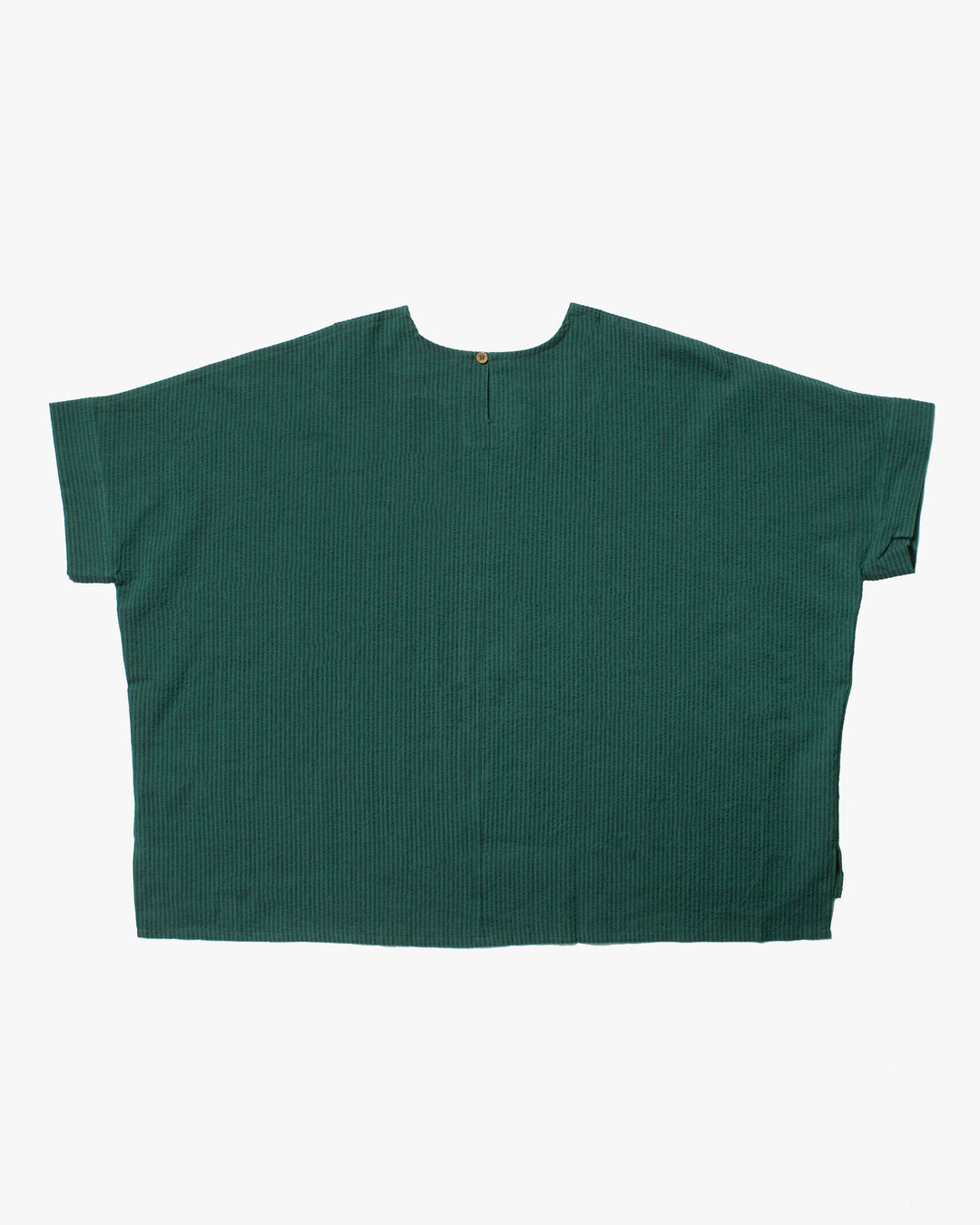 ToK Tunic, Oversized, Teal with Indigo Shima