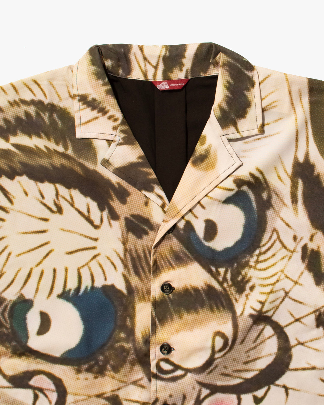 Wa-Modern Short Sleeve Button Up Shirt, BK Tora