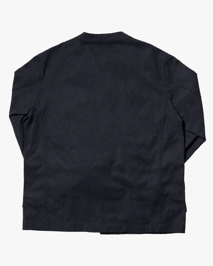 Kiriko Original Mandarin Collar Lightweight Jacket, Navy