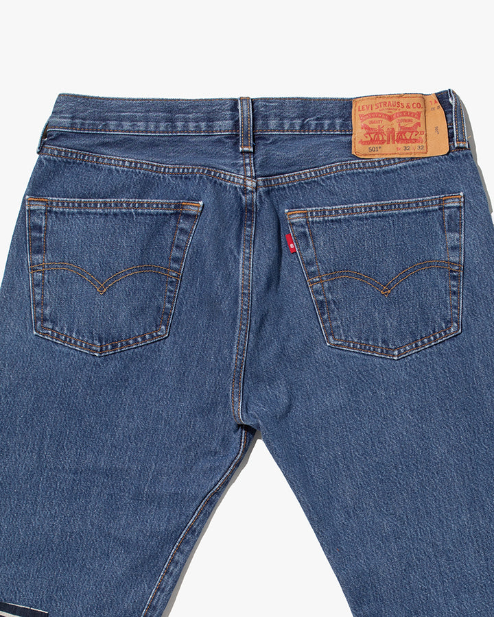 Kiriko Custom Patched Denim Jeans, Levi&