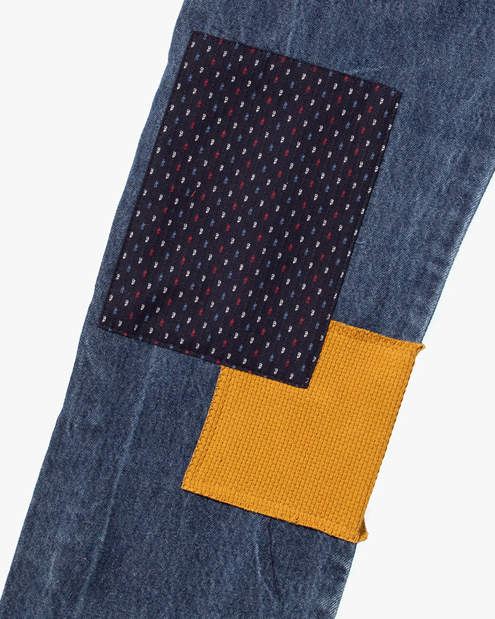 Kiriko Custom Patched Denim Jeans, Levi&
