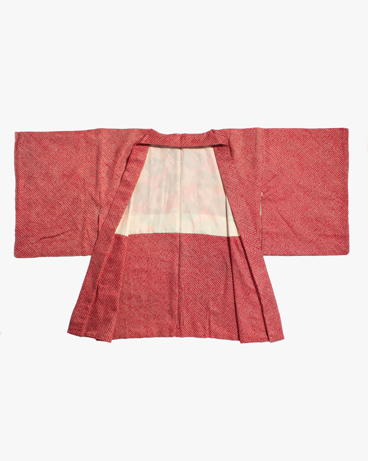 Vintage Haori Jacket, Full Shibori, Red