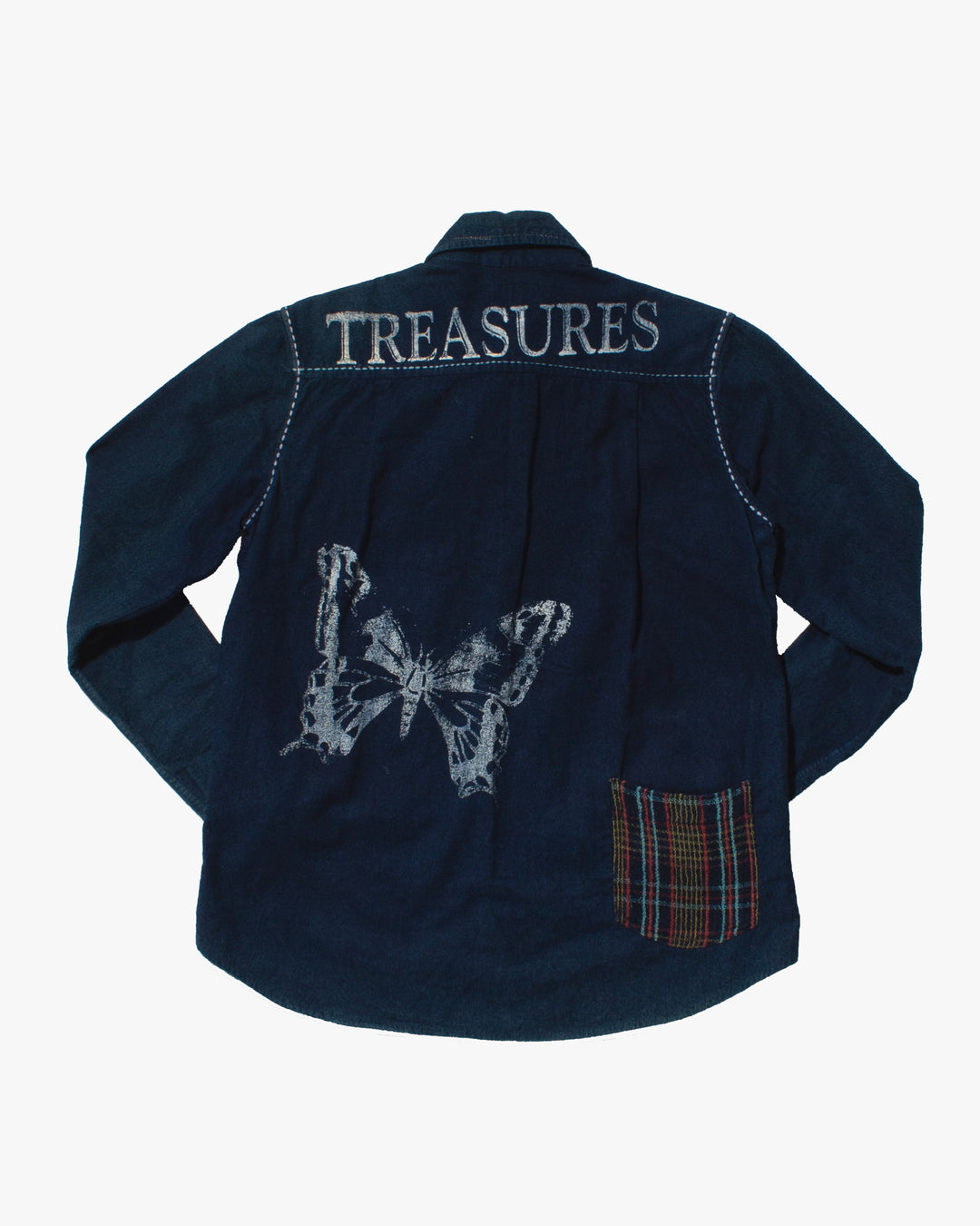 Japanese Repro Flannel Shirt, Chiang Mai Deluxe, Truth of Life - XS