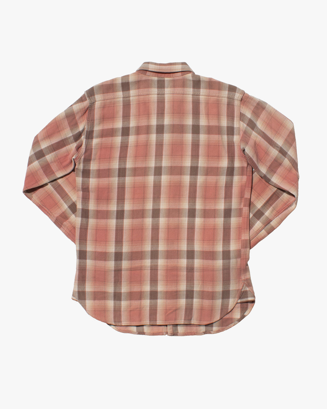 Japanese Repro Flannel Shirt , Warehouse, Plaid Pink - S