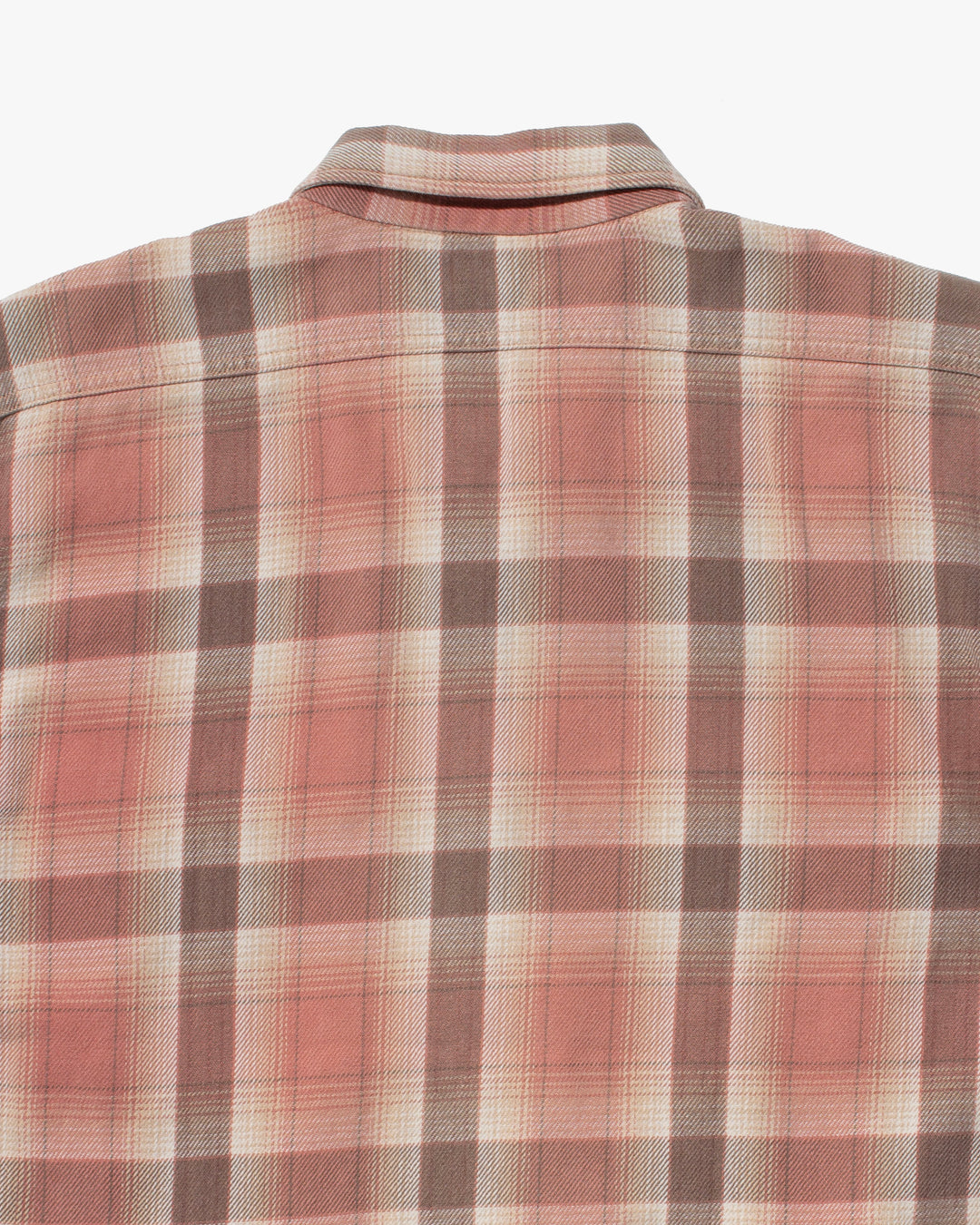 Japanese Repro Flannel Shirt , Warehouse, Plaid Pink - S