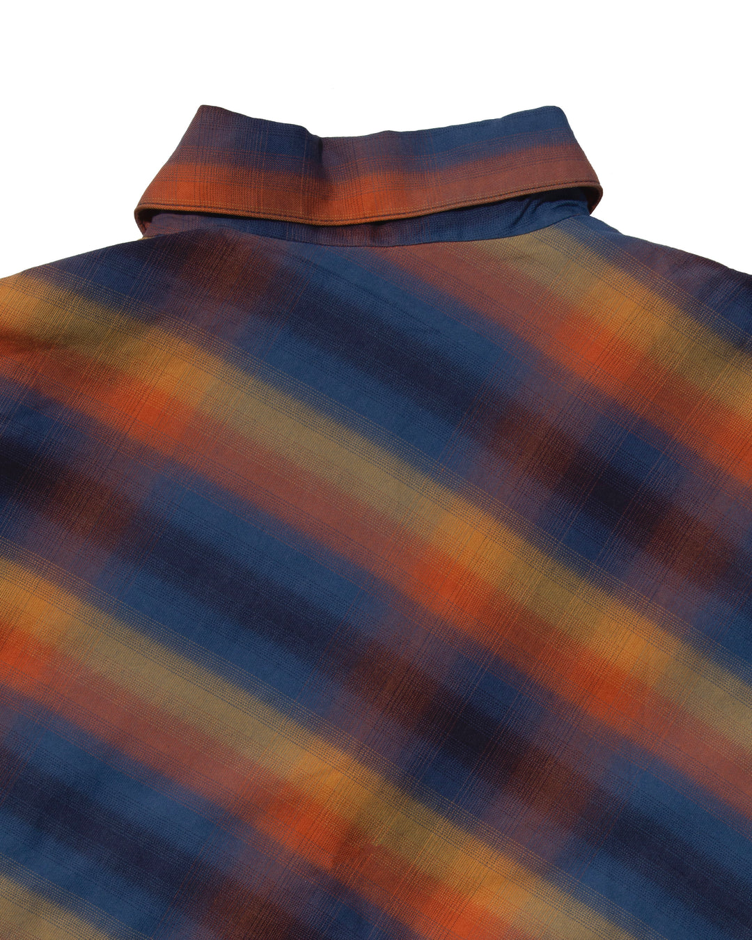 Japanese Repro Knit Jacket, L, H.R. Market, Blue and Orange Diagonal Plaid