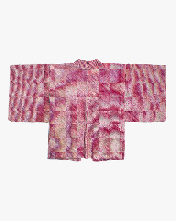 Vintage Haori Jacket, Full Shibori, Magenta