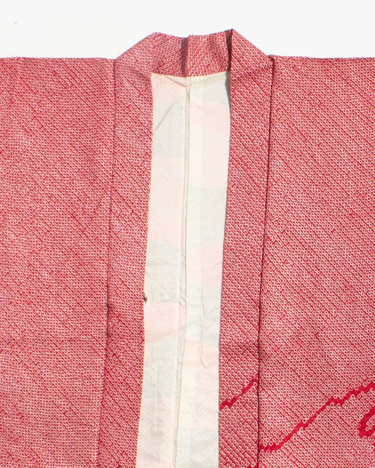 Vintage Haori Jacket, Full Shibori, Red