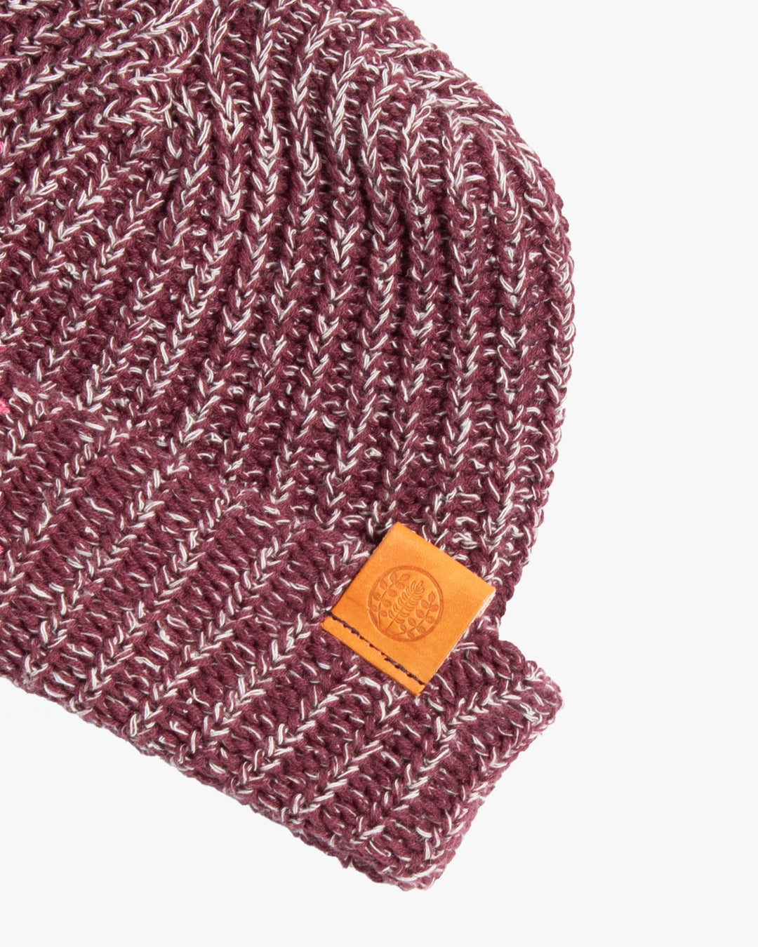 Kiriko Original Watch Cap, Twist, Burgundy, 6˝