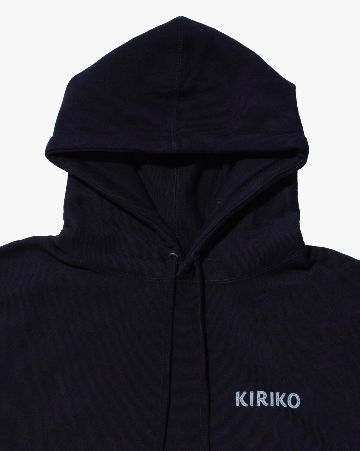 Kiriko Original Hoodie, Printed Ainu, Two-Tone, Navy with Olive