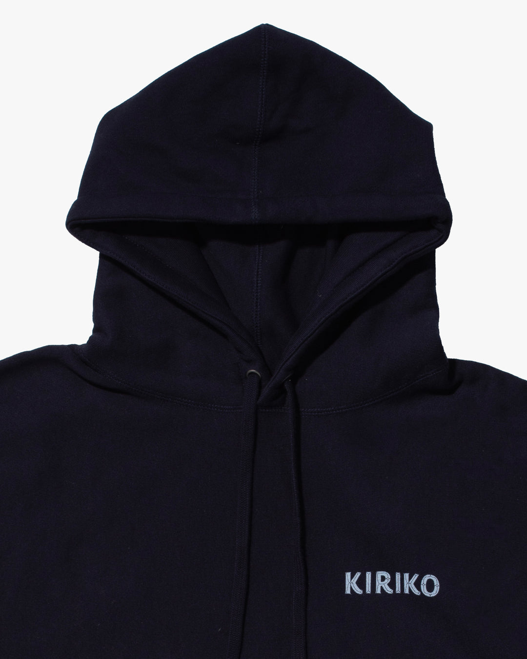 Kiriko Original Hoodie, Printed Ainu, Two-Tone, Navy with Olive