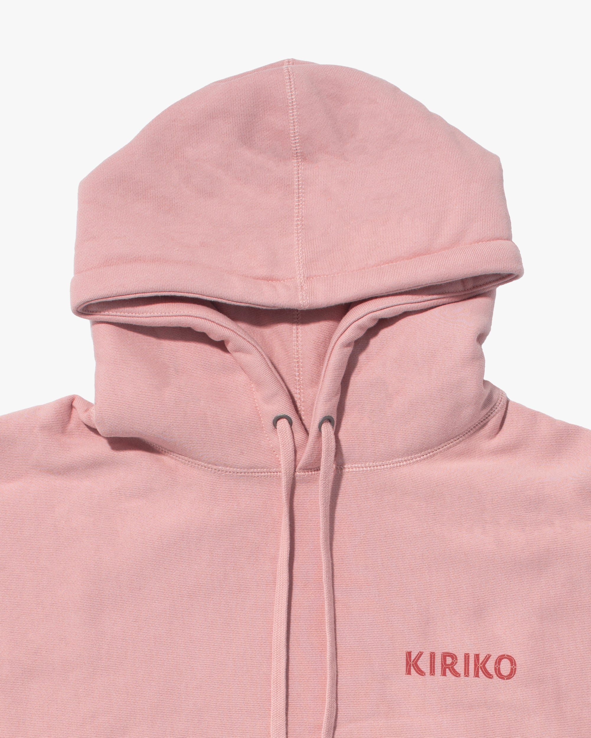 Kiriko Original Hoodie, Printed Ainu, Two-Tone, Light Pink with 