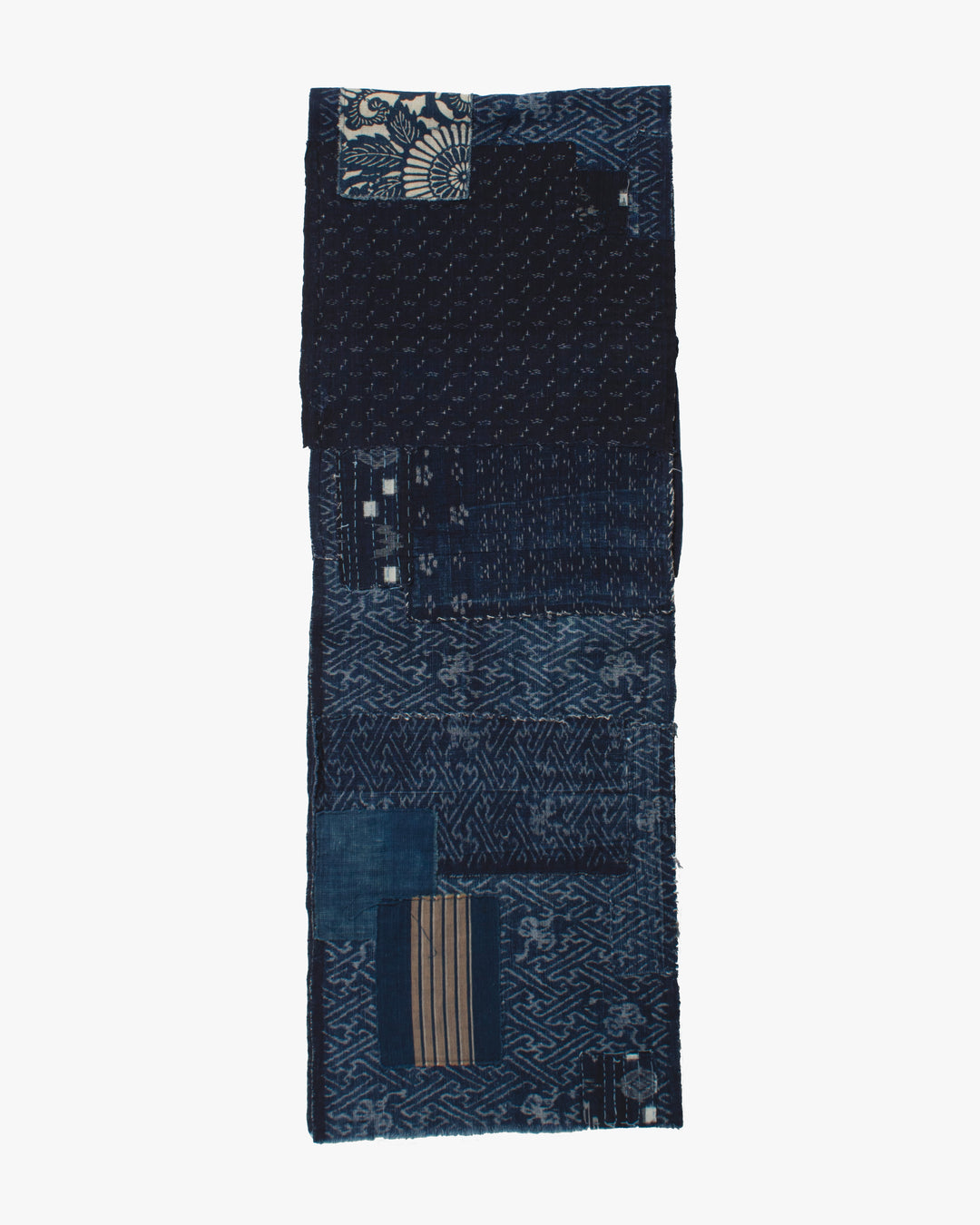 Kiriko Original Scarf, Patched Boro, Indigo, 32