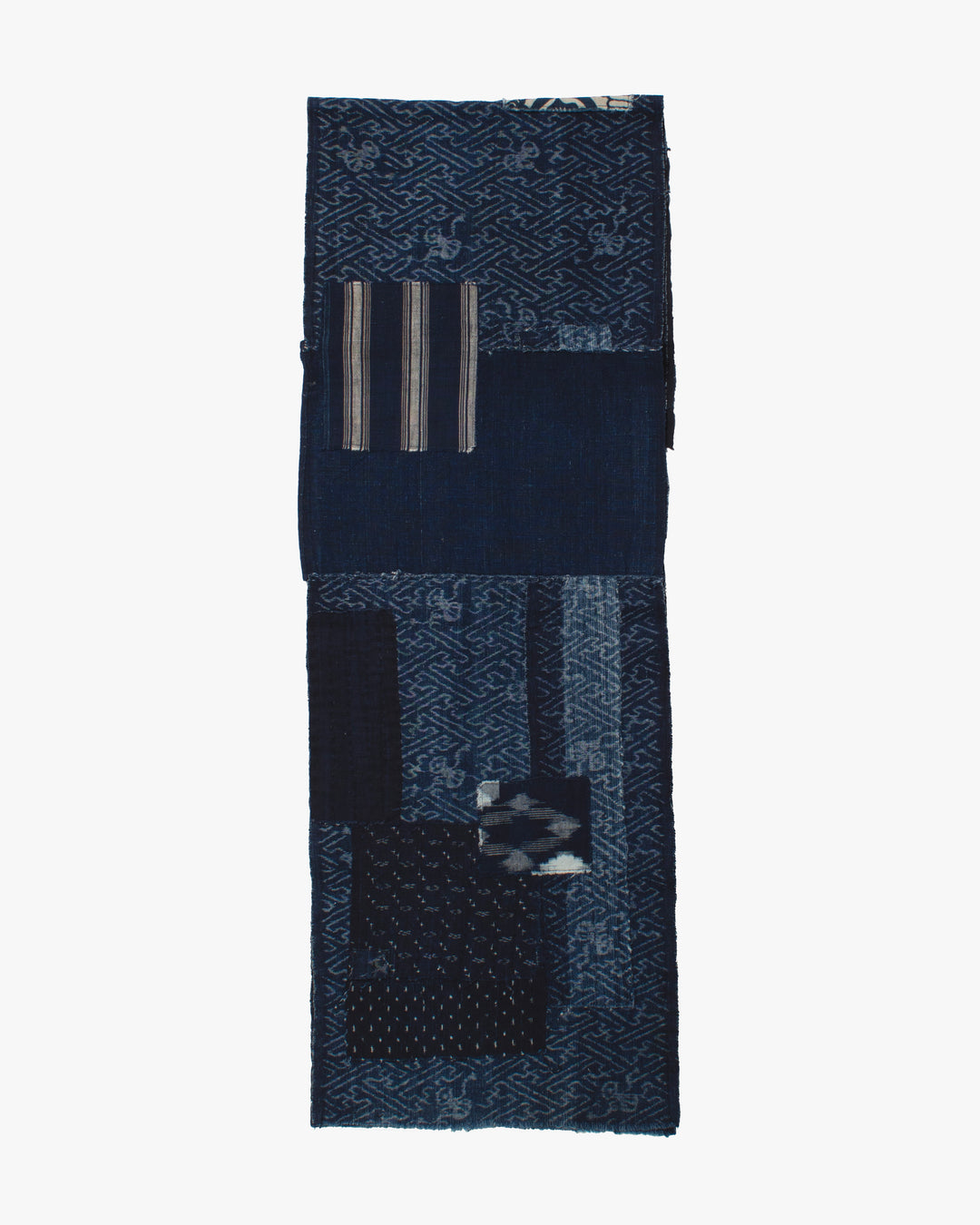 Kiriko Original Scarf, Patched Boro, Indigo, 32