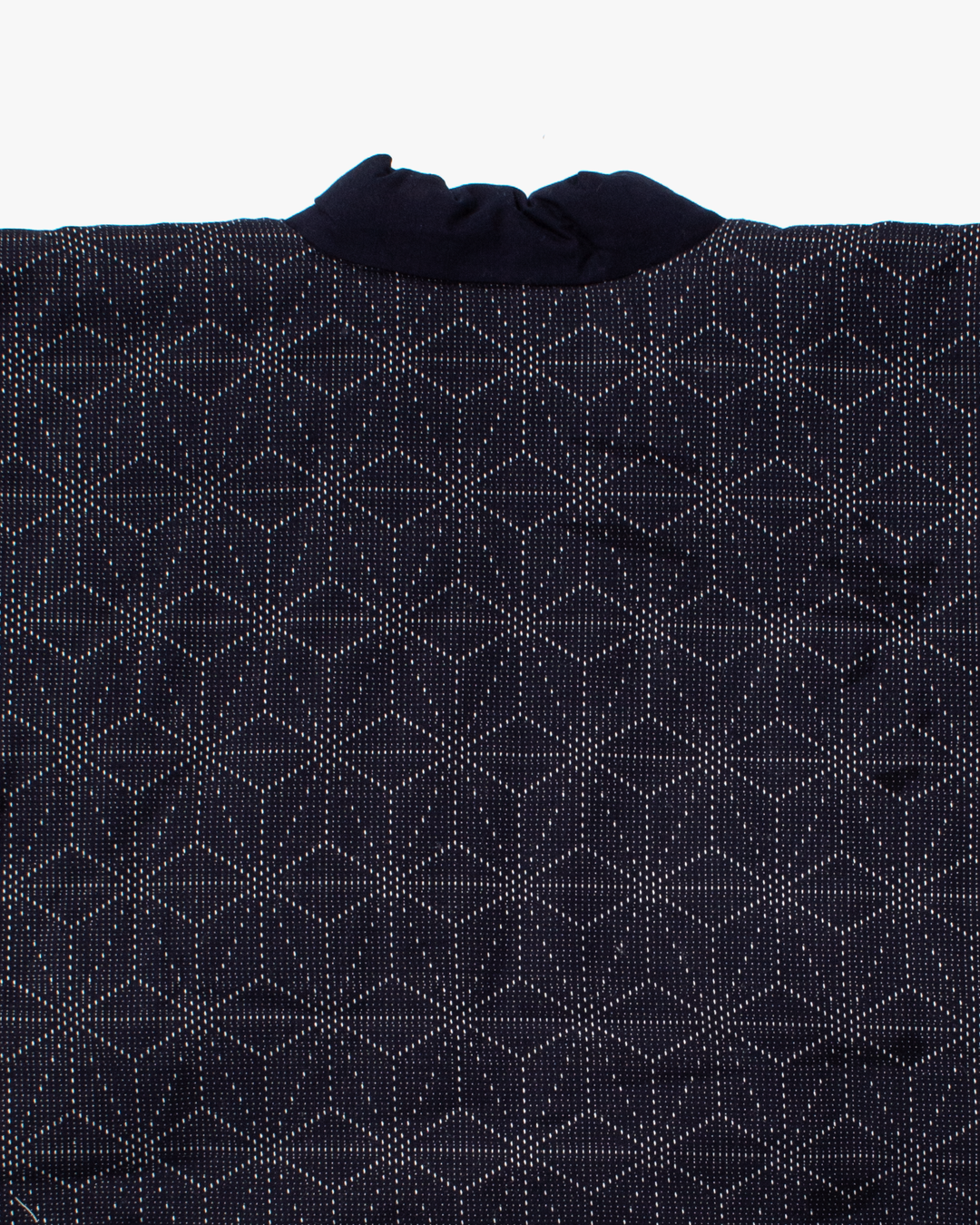 Tok, Hanten, Navy with White Asanoha Sashiko Style