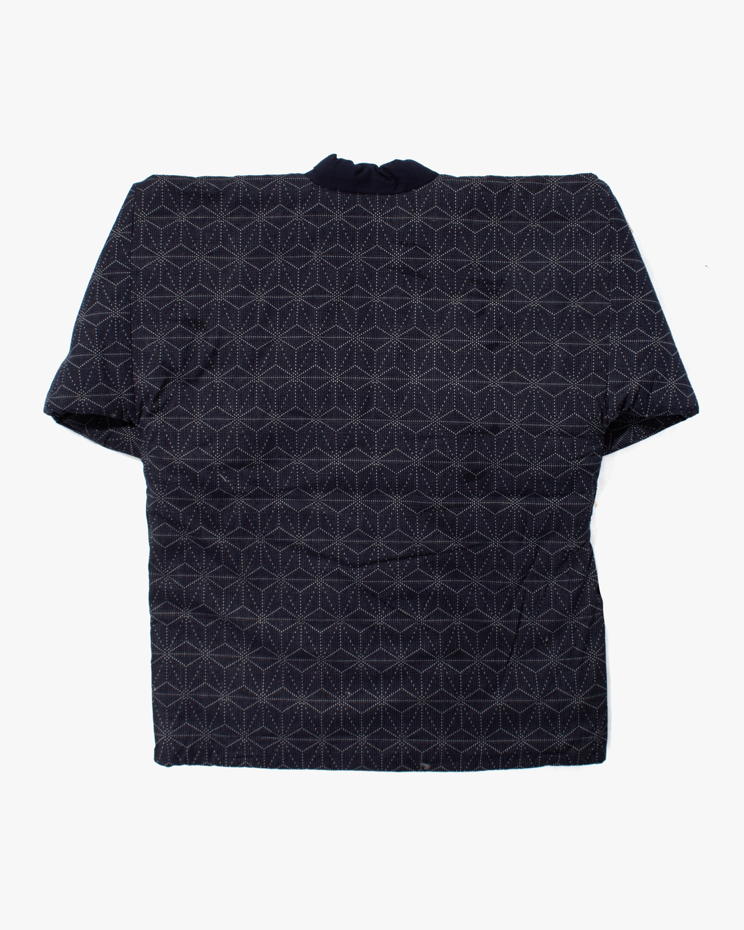 Tok, Hanten, Navy with White Asanoha Sashiko Style