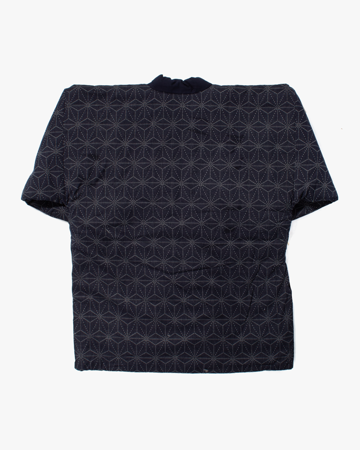 Tok, Hanten, Navy with White Asanoha Sashiko Style