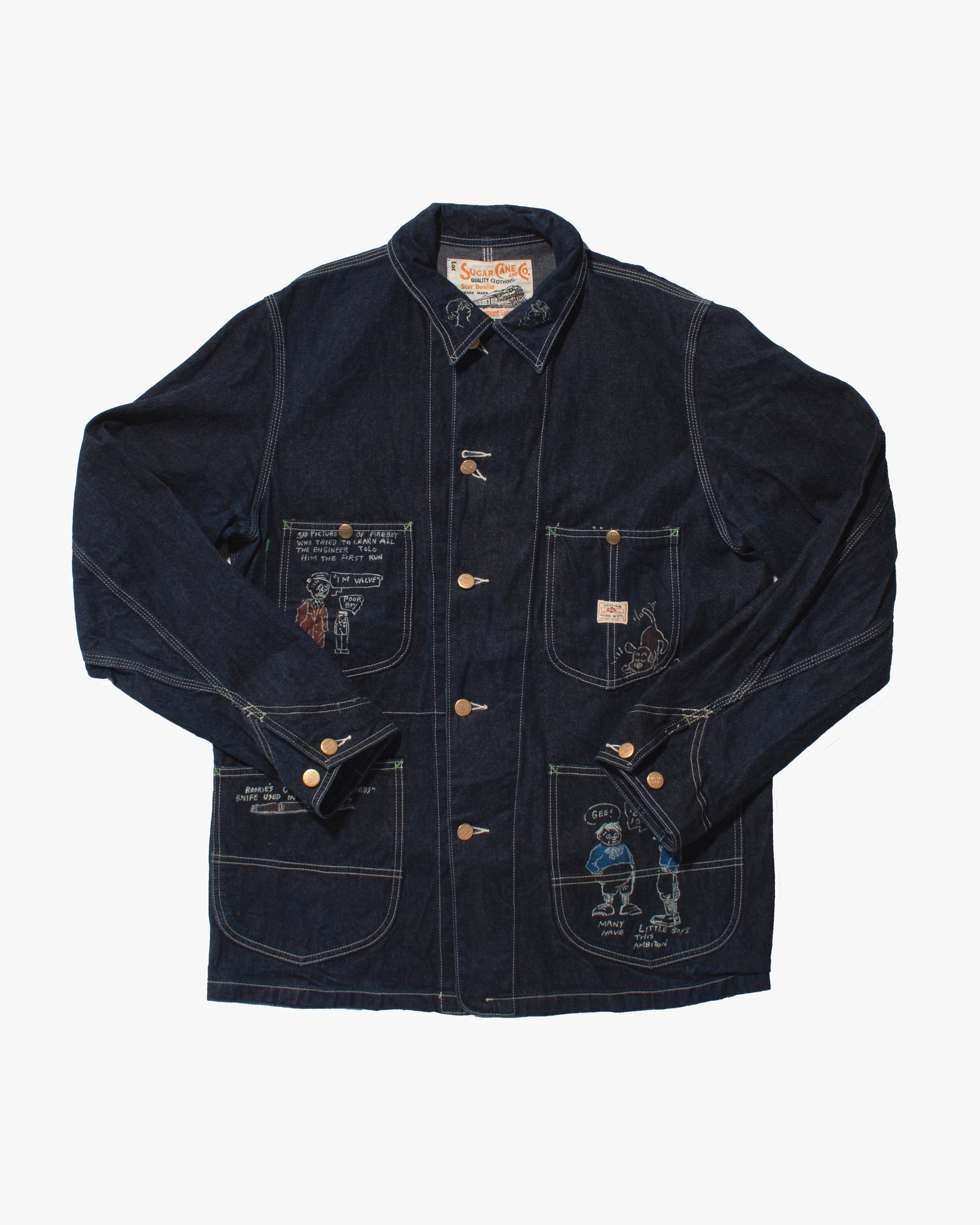 Japanese Repro Denim Jacket, XL, Sugar Cane, Engineer