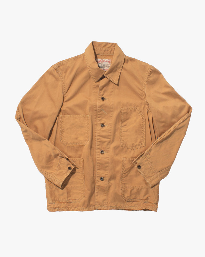 Japanese Repro Chore Coat, M, Sugar Cane, Wheat