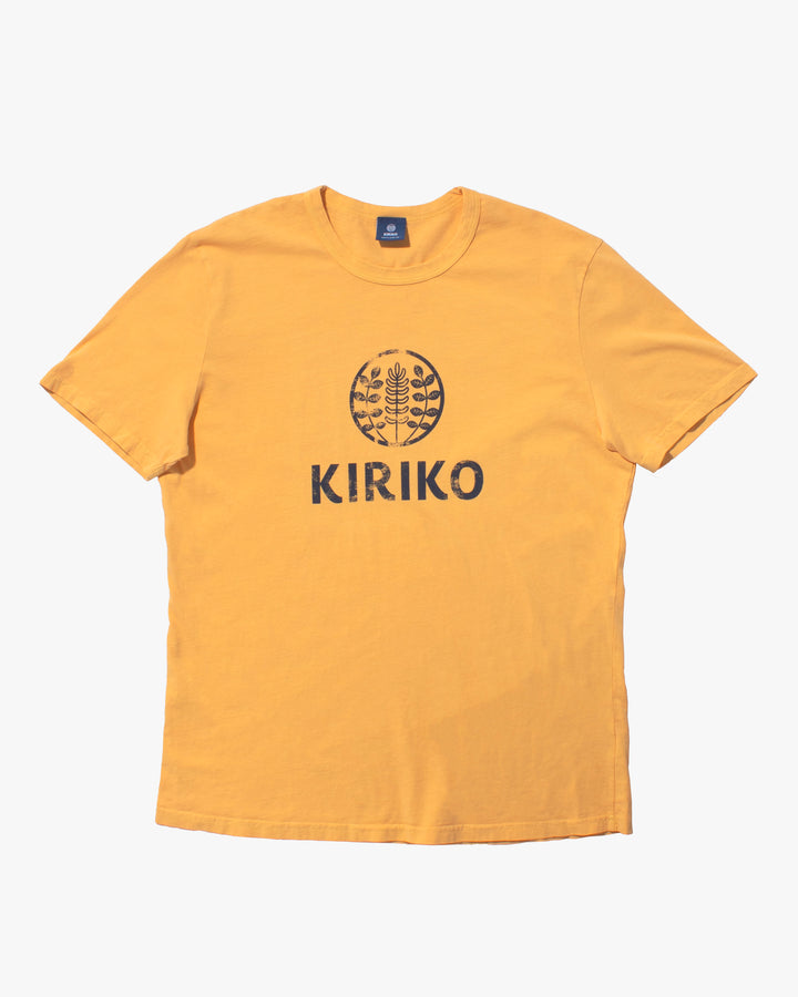 Kiriko Original Tee, 6 oz Cotton, Printed Logo, Pollen