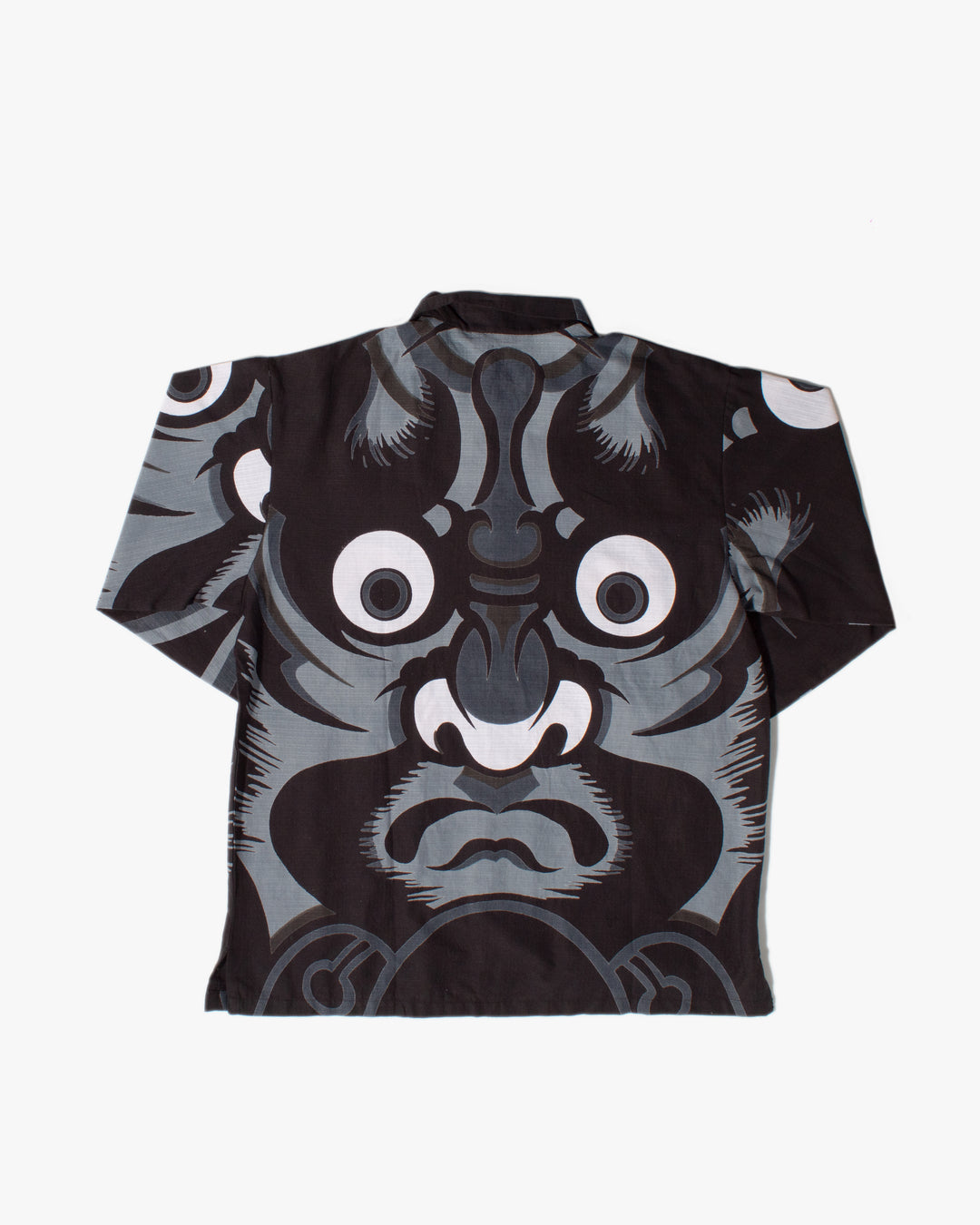Wa-Modern Shirt, Long Sleeve Button-Up, BK Daruma