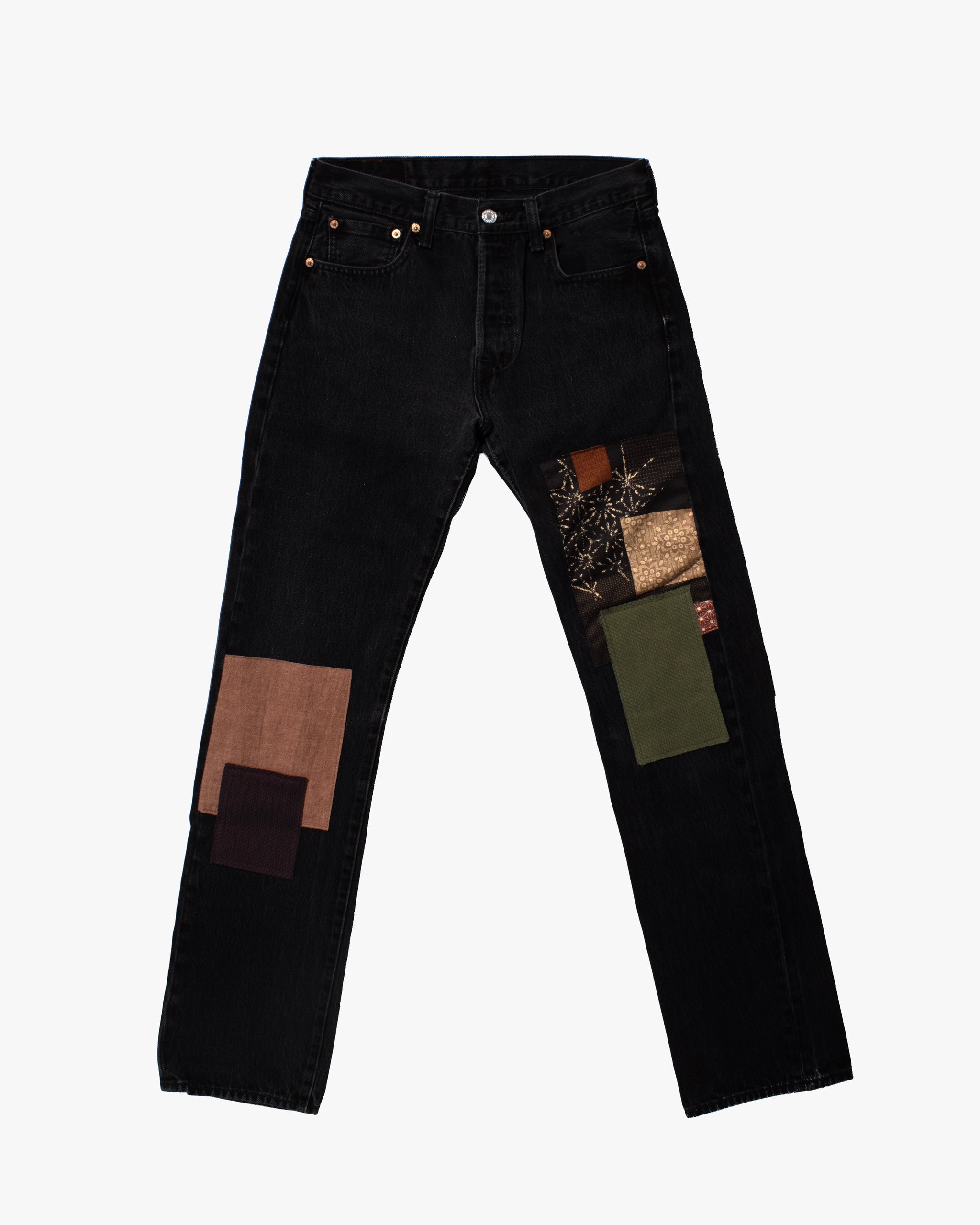 Kiriko Custom Patched Denim Jeans, Levi