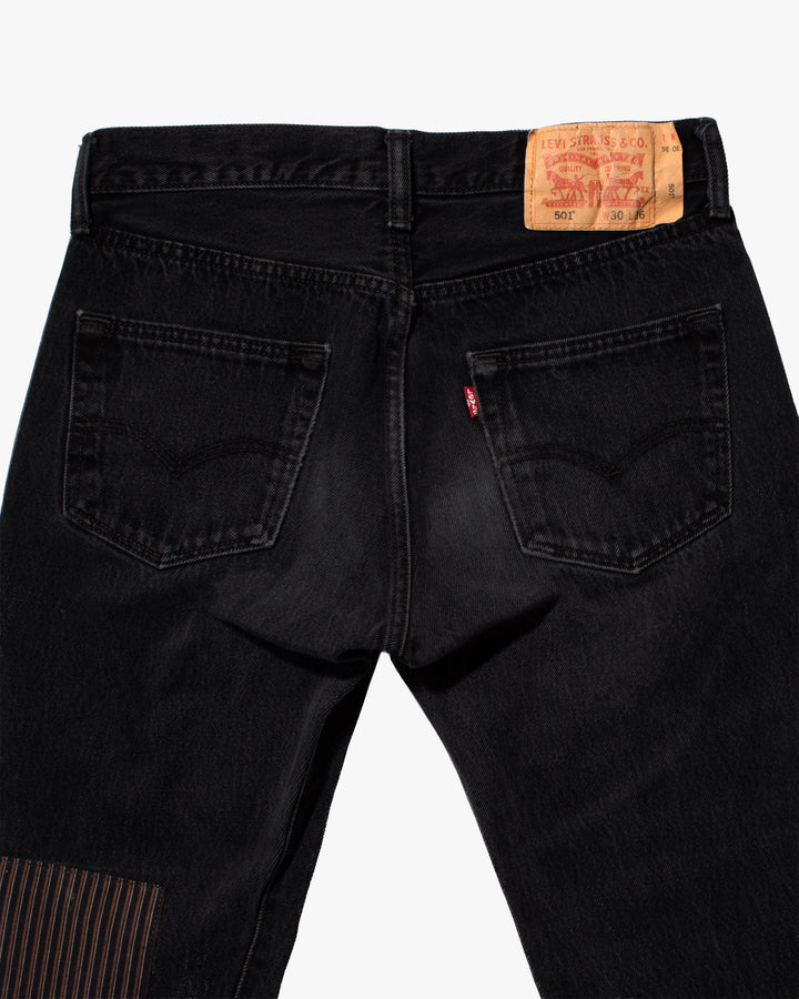 Kiriko Custom Patched Denim Jeans, Levi&
