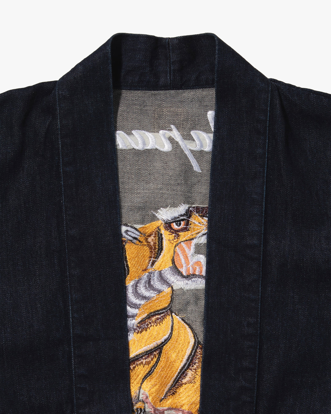 Japanese Repro Noragi, L, Momotaro, Denim Tiger