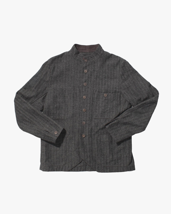 Japanese Repro Chore Coat, L, Sound Ltd, Mandarin Collar