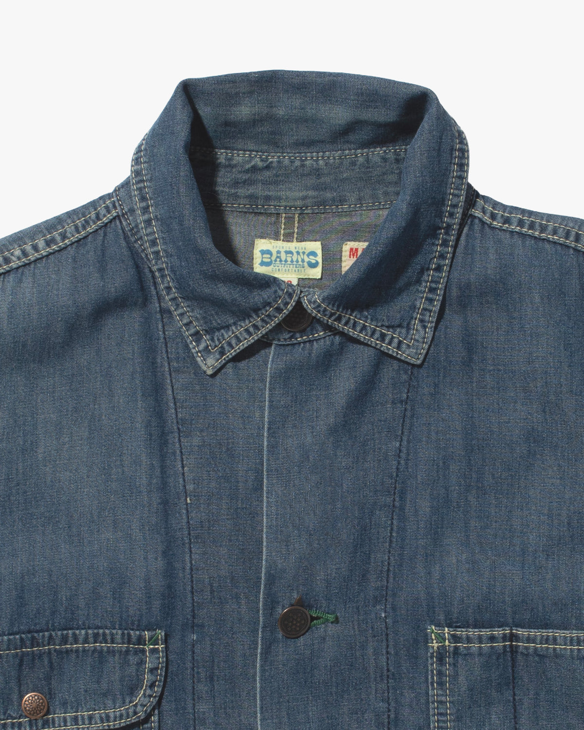 Japanese Repro Chore Coat, M, Barns, Lightweight Denim