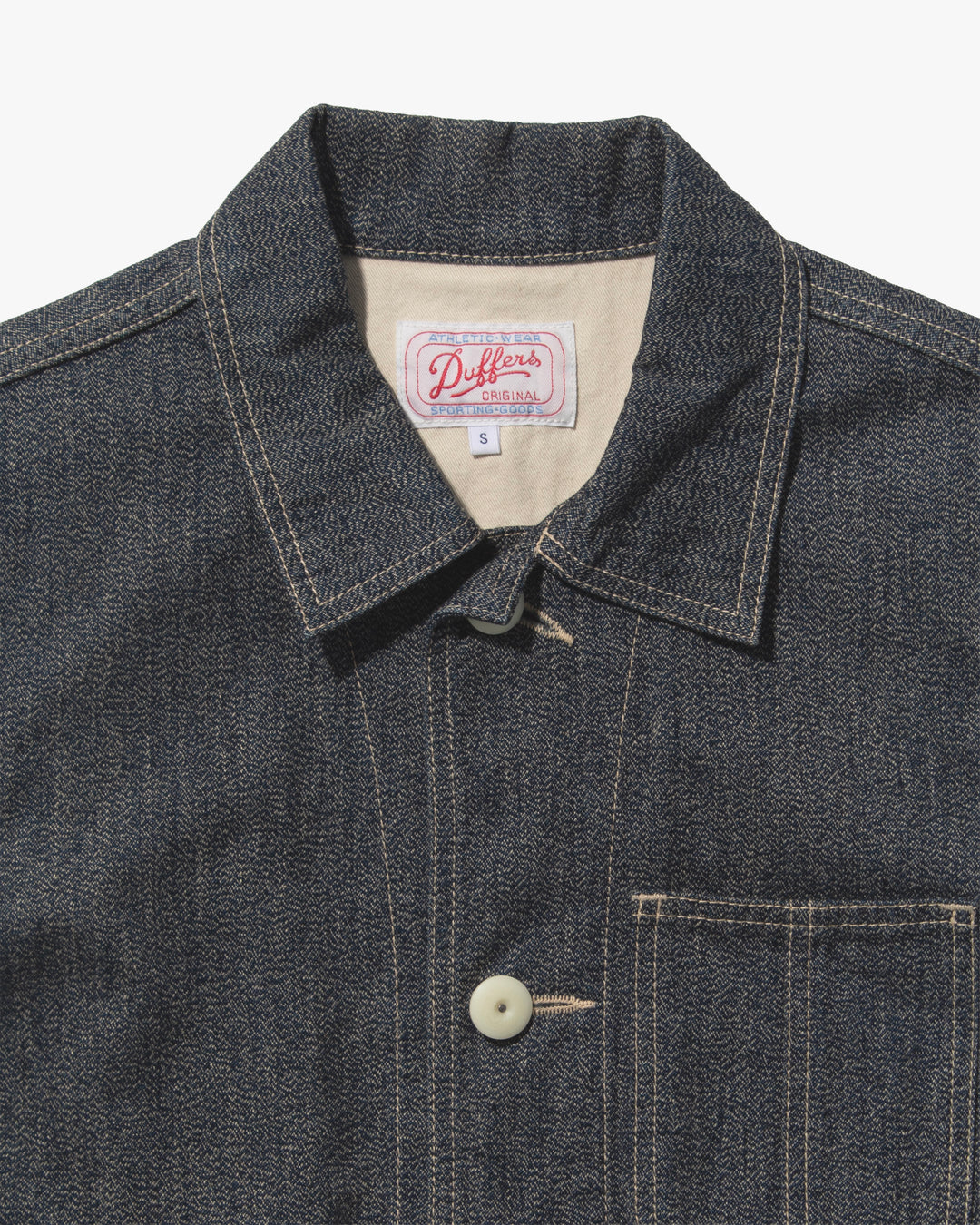 Japanese Repro Chore Coat, S, Duffers, Angled Pockets