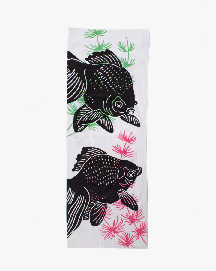 Tenugui, Chusen-Zome, Kasane Goldfish