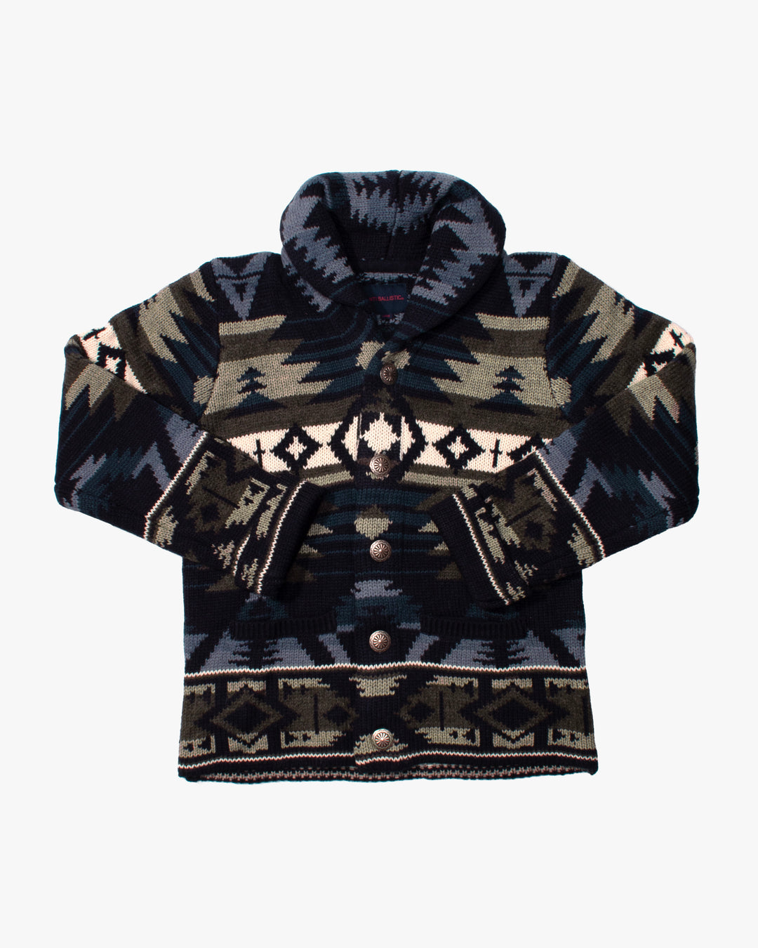 Japanese Repro Cardigan, L, Anti Ballistic, Angular Pattern
