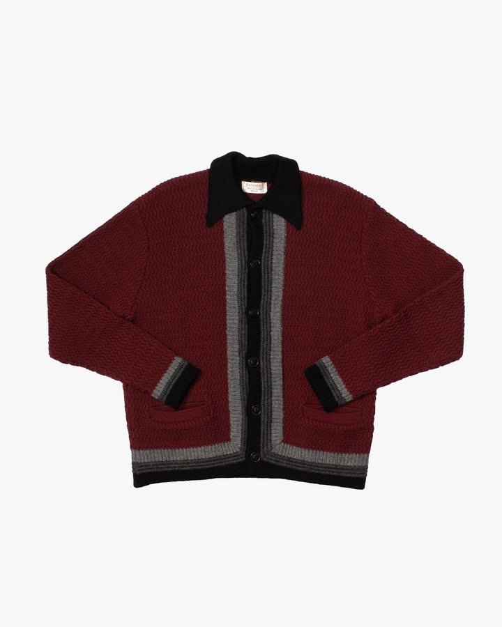 Japanese Repro Cardigan, M, Radiall, Grey Placket