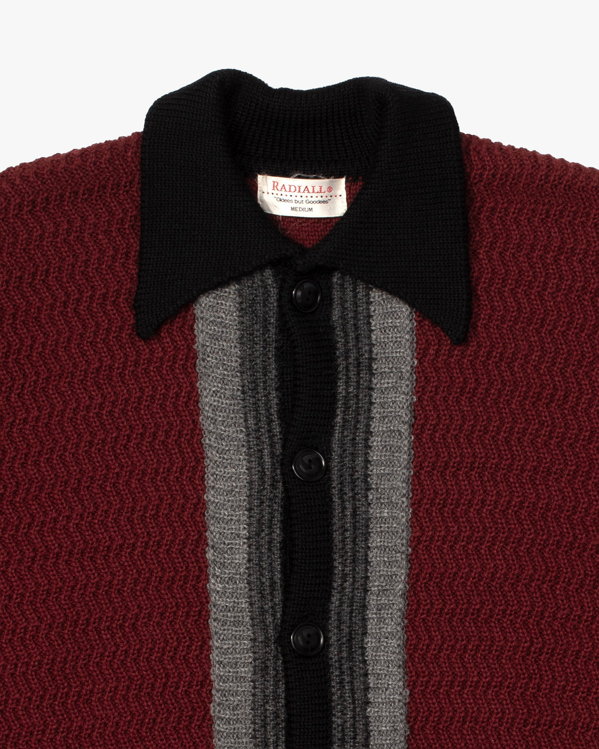 Japanese Repro Cardigan, M, Radiall, Grey Placket