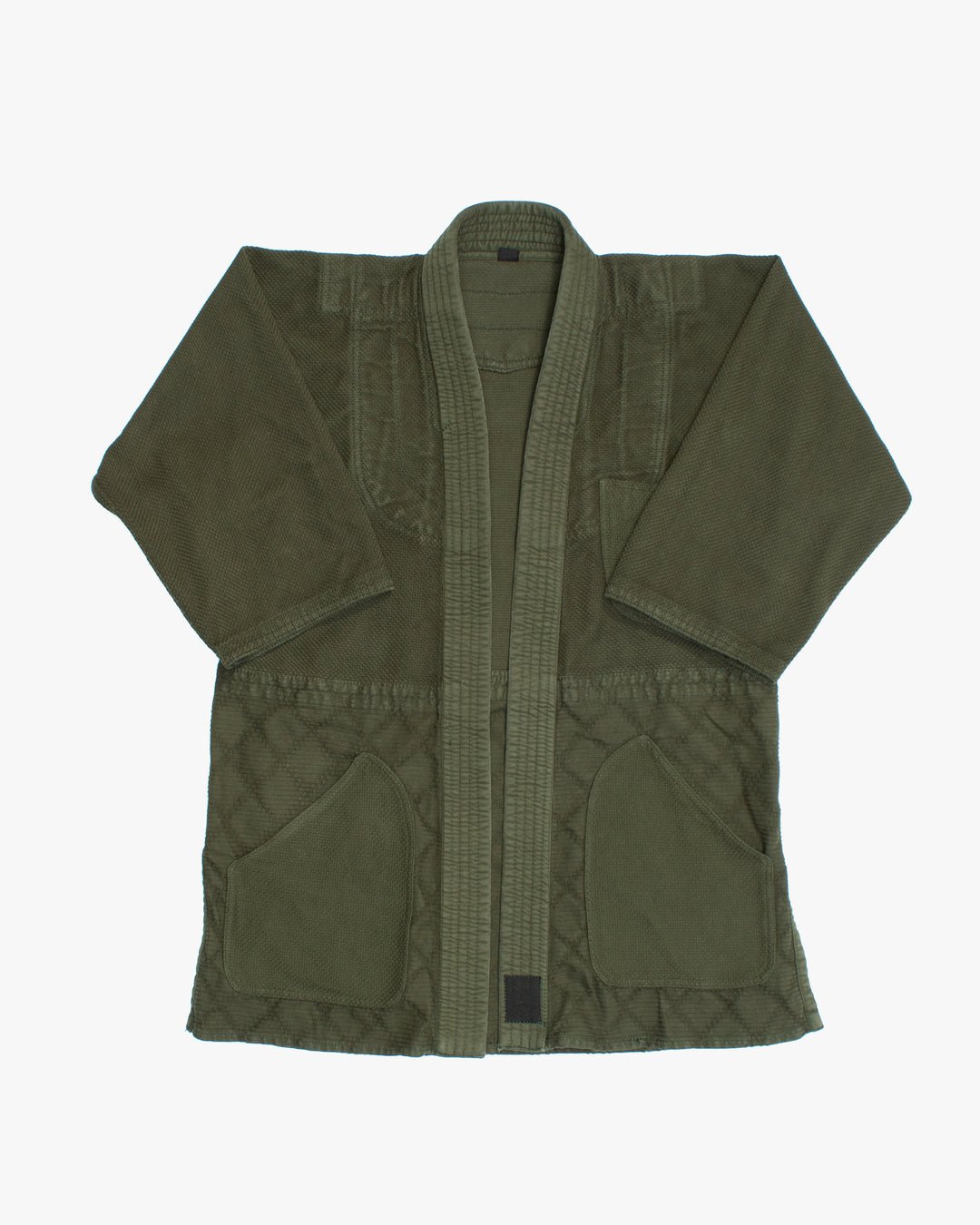 Kiriko Custom Dyed Kendogi Jacket with Pockets, Aimirucha, Style A