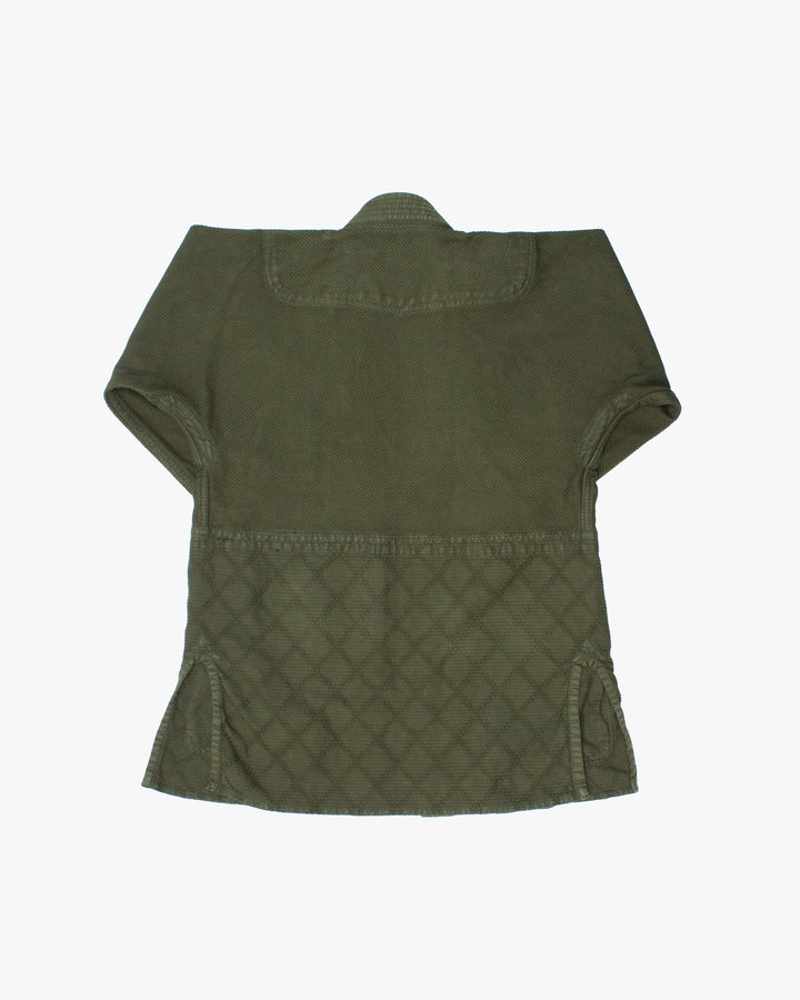 Kiriko Custom Dyed Kendogi Jacket with Pockets, Aimirucha, Style A