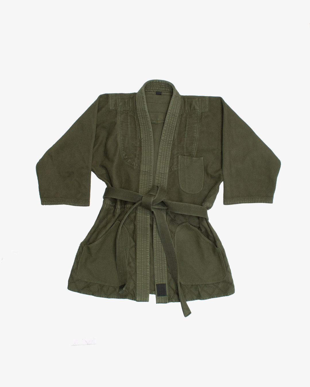 Kiriko Custom Dyed Kendogi Jacket with Pockets, Aimirucha, Style A