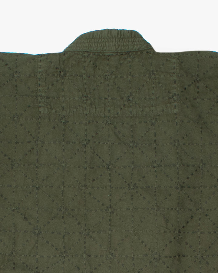 Kiriko Custom Dyed Kendogi Jacket with Pockets, Aimirucha, Style D