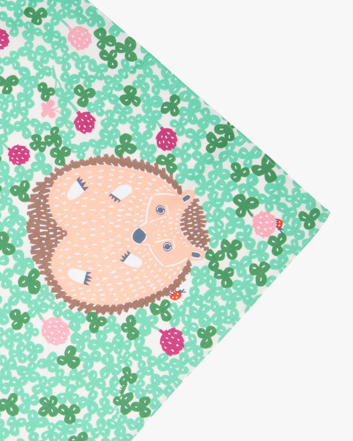 Modern Furoshiki, Musubi, Kata Kata, Hedgehog - 19.5" x 19.5"