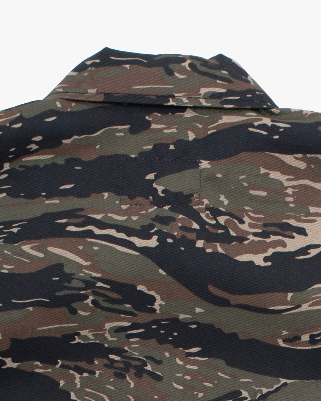 Kiriko Custom Cropped Military Jacket, Camo Patched, Phoenix Obi and Indigo Uroko with Rust Pockets Flaps