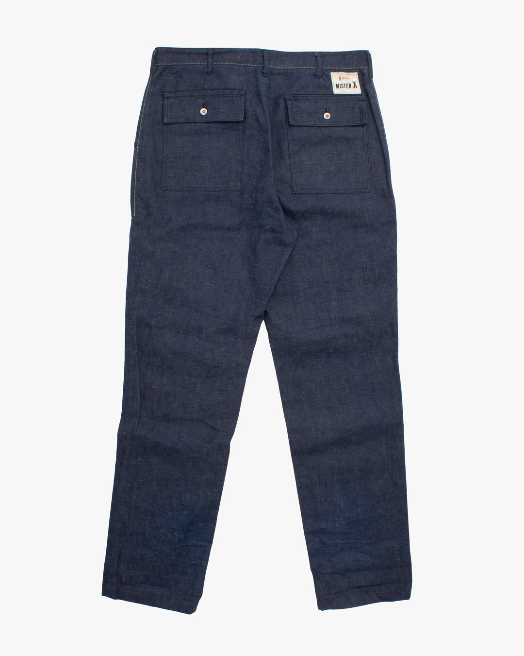 Japanese Repro Denim Jeans, 34, Mister X, Rear Pocket Flaps