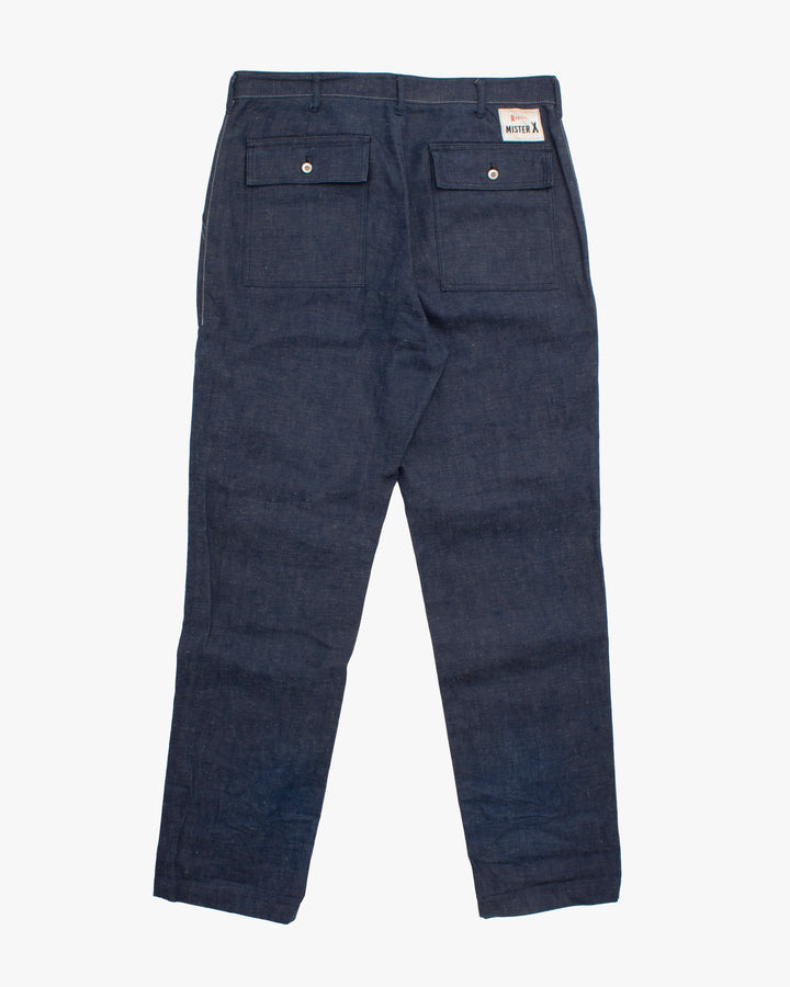 Japanese Repro Denim Jeans, 34, Mister X, Rear Pocket Flaps