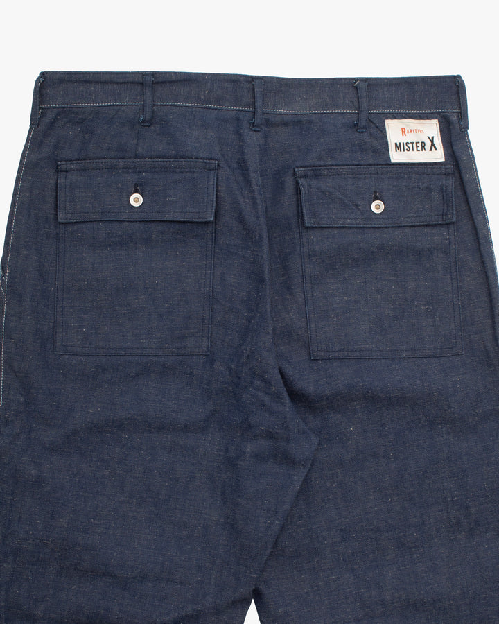 Japanese Repro Denim Jeans, 34, Mister X, Rear Pocket Flaps