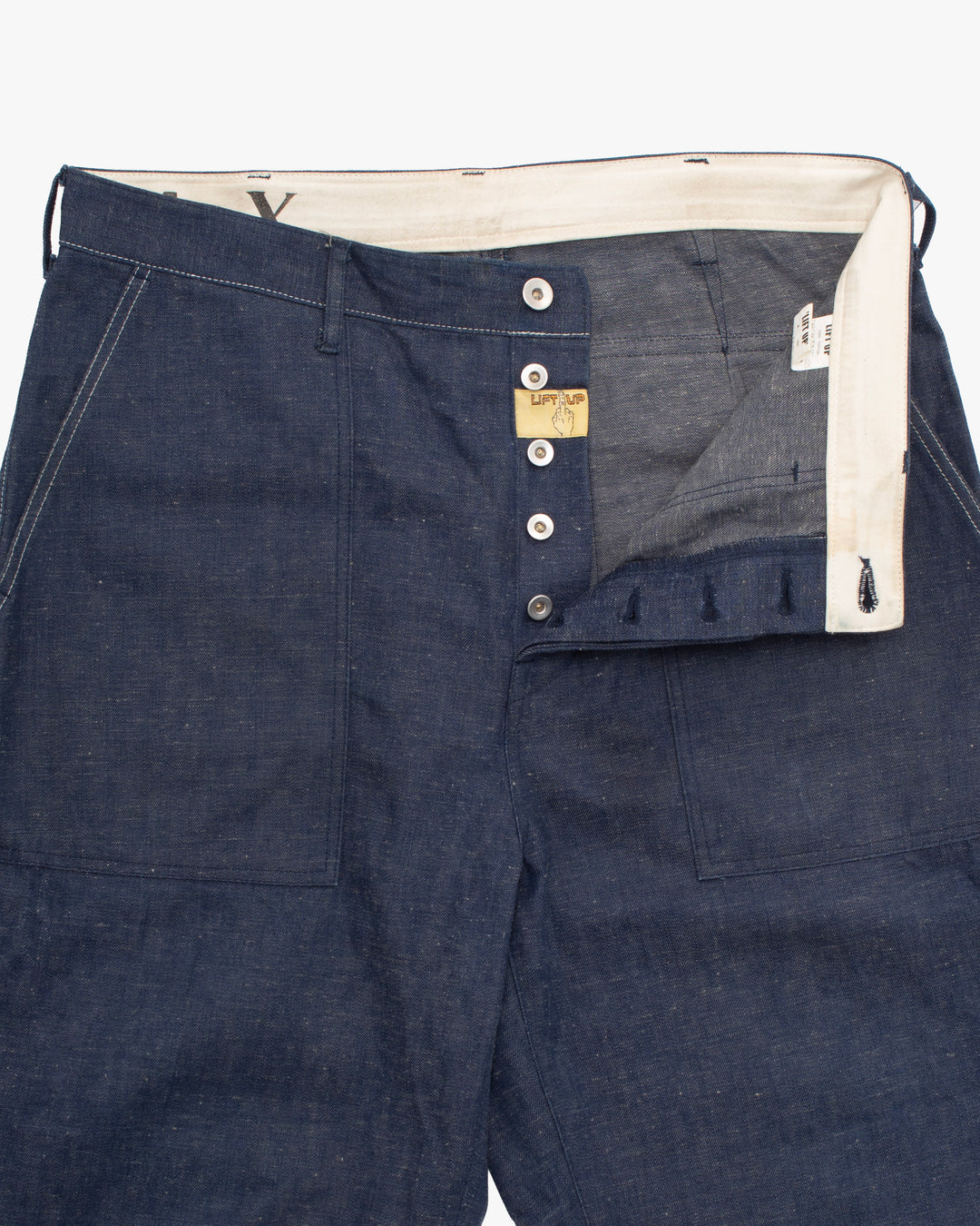 Japanese Repro Denim Jeans, 34, Mister X, Rear Pocket Flaps
