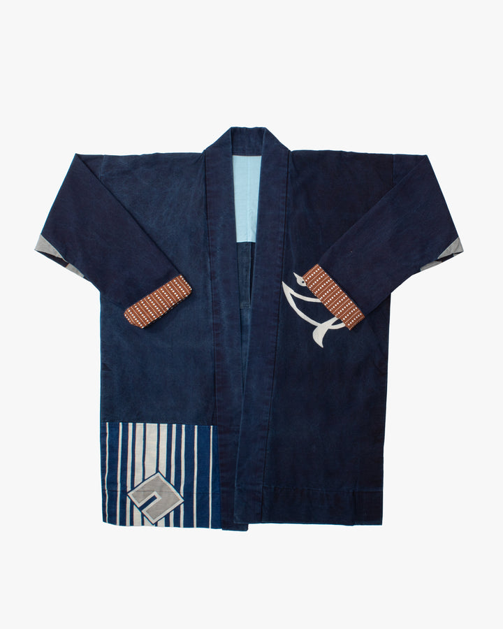 Modern Happi Jacket, Aizawa X Kiriko, Noragi Style Sleeves, 