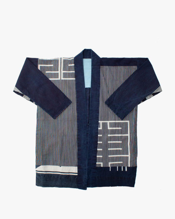 Modern Happi Jacket, Aizawa X Kiriko, Noragi Style Sleeves, 