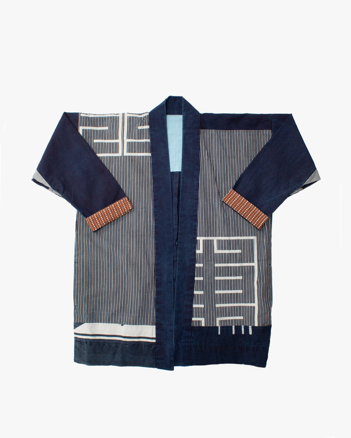 Modern Happi Jacket, Aizawa X Kiriko, Noragi Style Sleeves, 