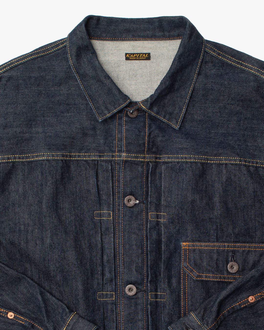 Japanese Repro Type I Trucker Jacket, L, Kapital, Denim